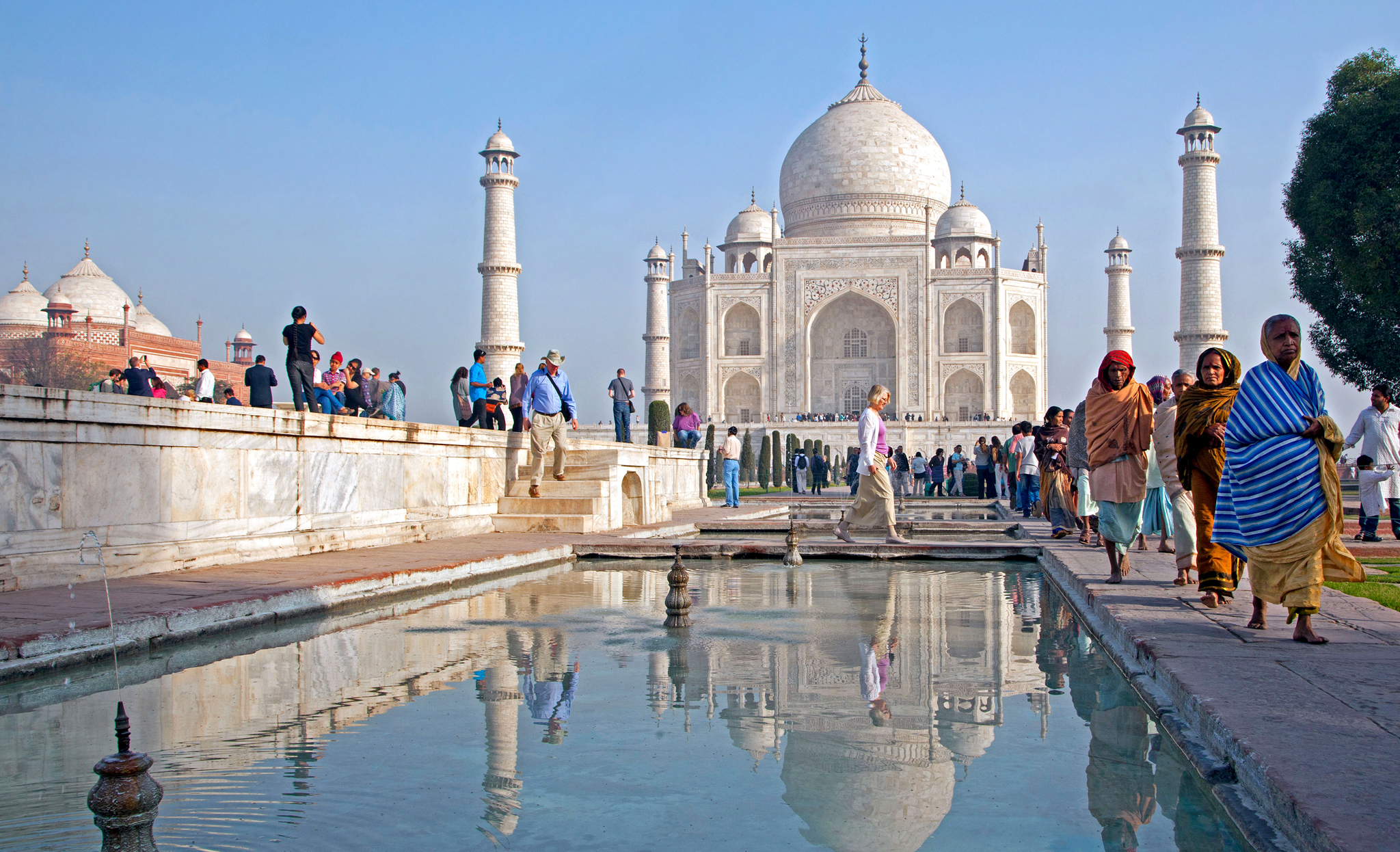 Visitors at the Taj Mahal in Agra Uttar Pradesh Top 10 Delhi Highlights 1 - photo 7
