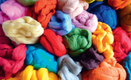 You can use any wool to needle-felt coarser wools stick together more quickly - photo 15