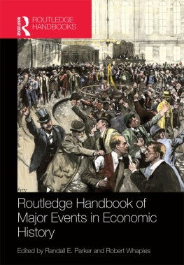 Parker Randall E. - Routledge Handbook of Major Events in Economic History