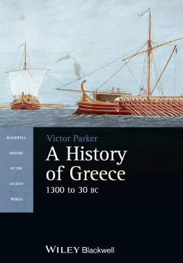 Parker - A history of Greece: 1300 to 30 BC