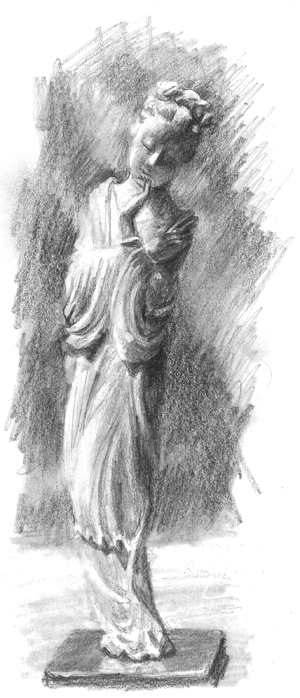 CHINESE STATUE Charcoal on paper 11 812 28cm 22cm CHAPTER ONE Getting - photo 4