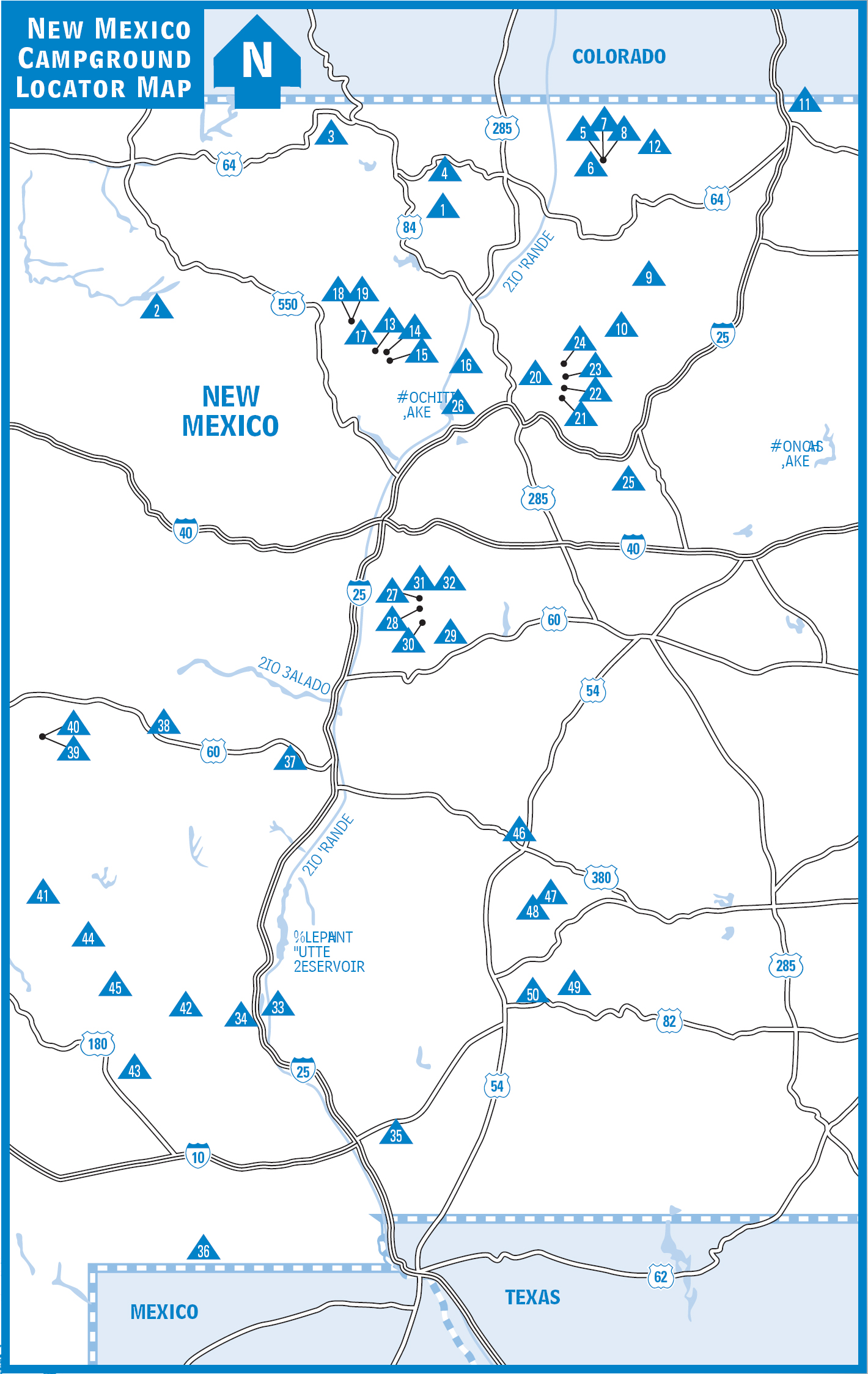 MAP LEGEND NEW MEXICO MAP KEY Other titles in this series The Best in - photo 1