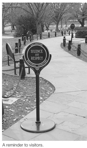 About 4 million people visit Arlington National Cemetery every year While - photo 2