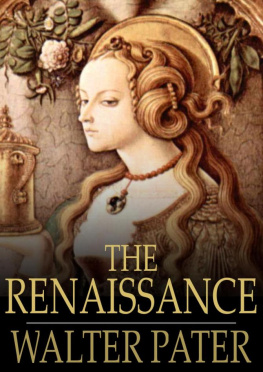 Pater - The Renaissance: Studies of Art and Poetry