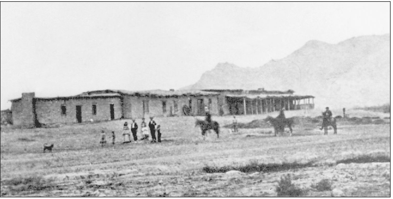 The town of Maricopa Wells was a fort-like structure that consisted of one - photo 4