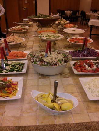 Buffet foodsat hotel in Israel Friends warnedme before going to Israel that I - photo 8