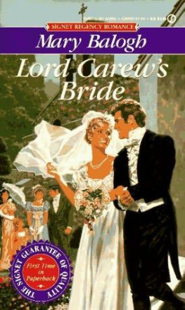 Mary Balogh Lord Carews Bride