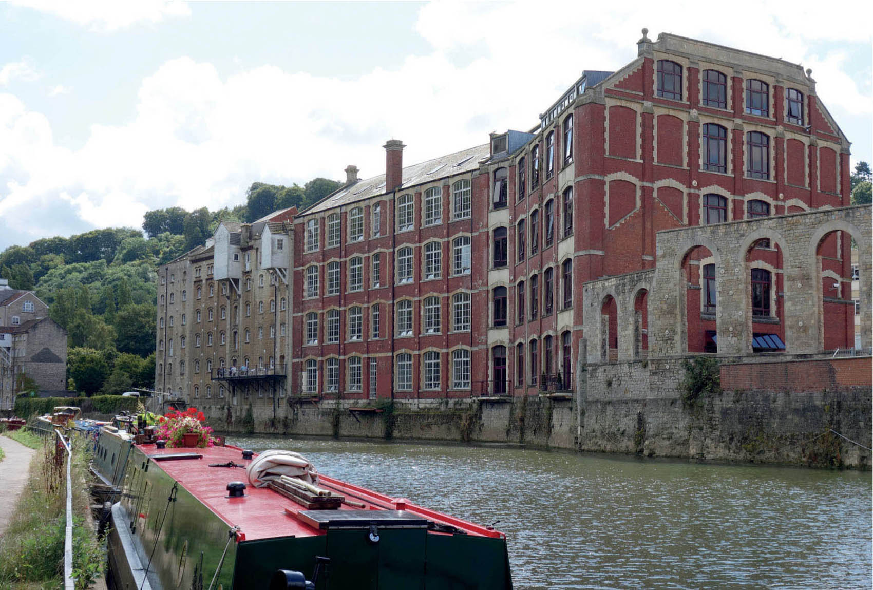 Fig 1 Former industrial buildings beside the river Avon in Bath The red brick - photo 4