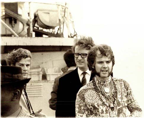 John on the deck of the Galaxy the Radio London ship John with Captain - photo 14