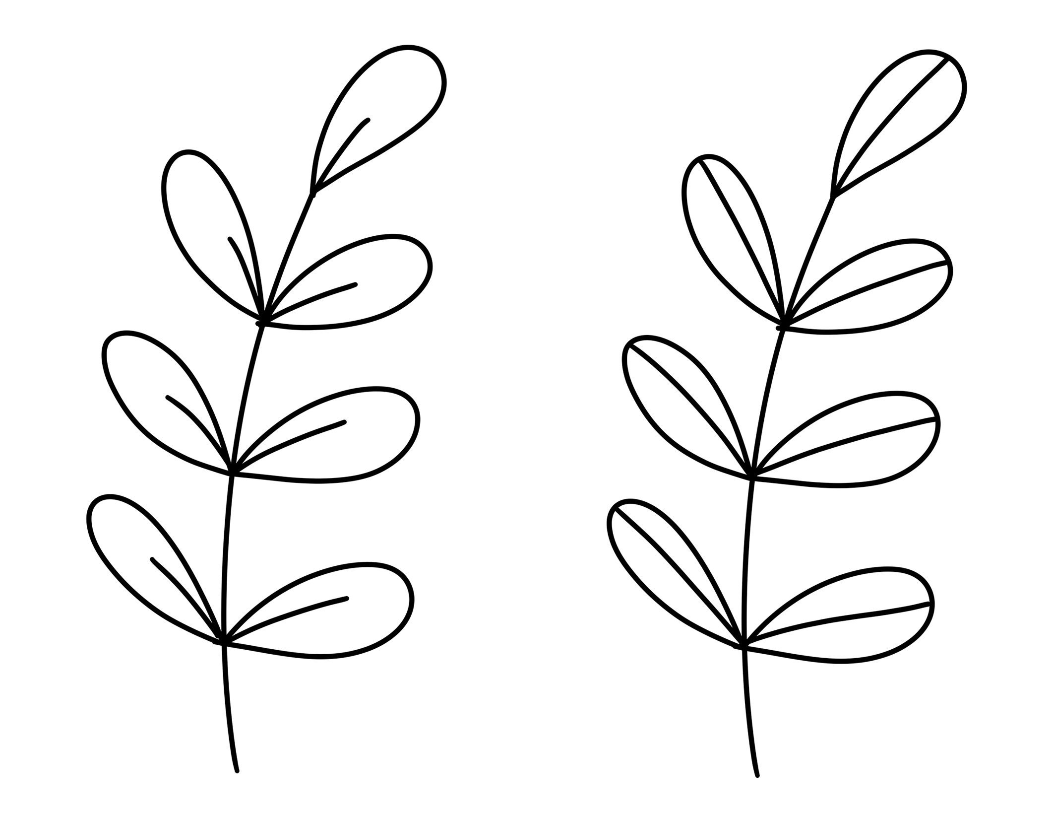 This style can evolve by adding lines in the center of each round leaf You can - photo 8