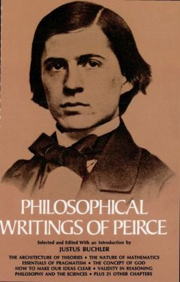 Peirce Charles S. - Philosophical Writings of Peirce