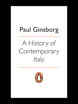 Paul Ginsborg A history of contemporary Italy, 1980-2001