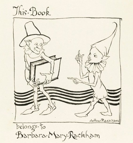 Bookplate f or Barbara Rackham this Book Belongs t o Barbara Mary Rackham - photo 31