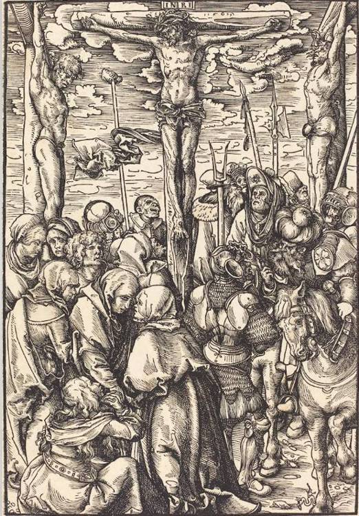 The Crucifixion i 1509 Woodcut on paper Detail Detail - photo 17