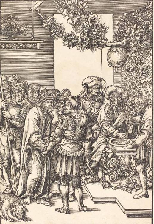 Pilate Washing His Hands Before 1509 Woodcut Detail Detail - photo 31