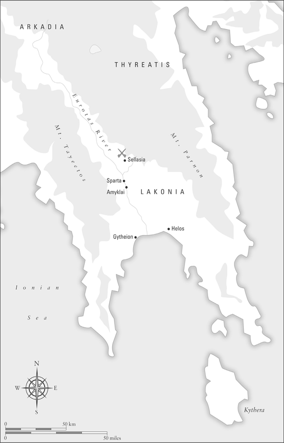 Lakonia Sparta City Plan Battle of Thermopylai 480 BC Batt - photo 4