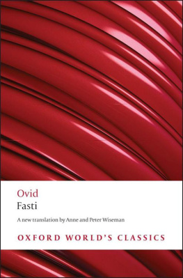 Ovid Fasti (Oxford Worlds Classics)