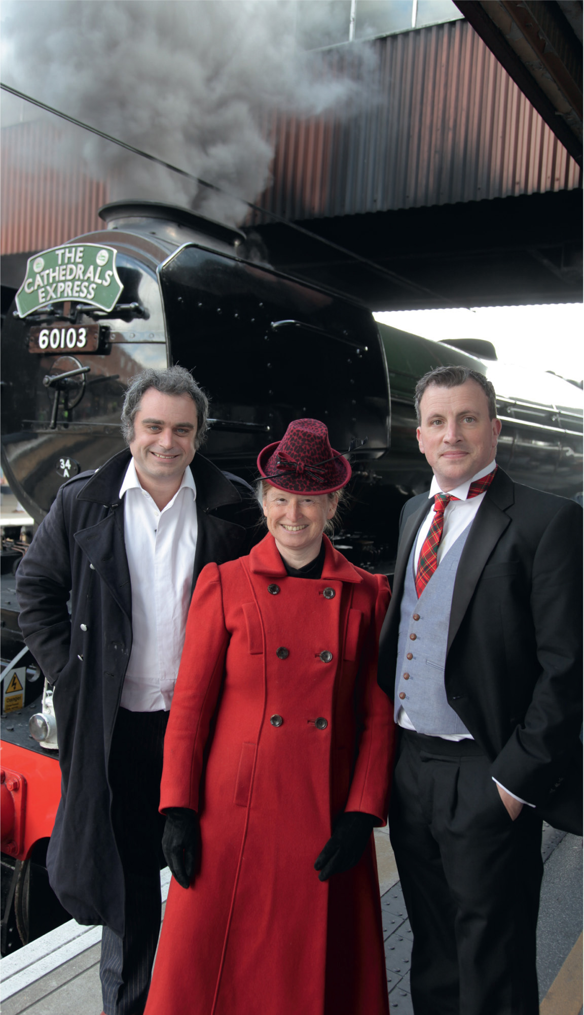 The presenters of Full Steam Ahead historians Peter Ginn Ruth Goodman and - photo 5