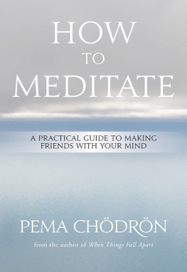 Pema Chödrön - How to Meditate