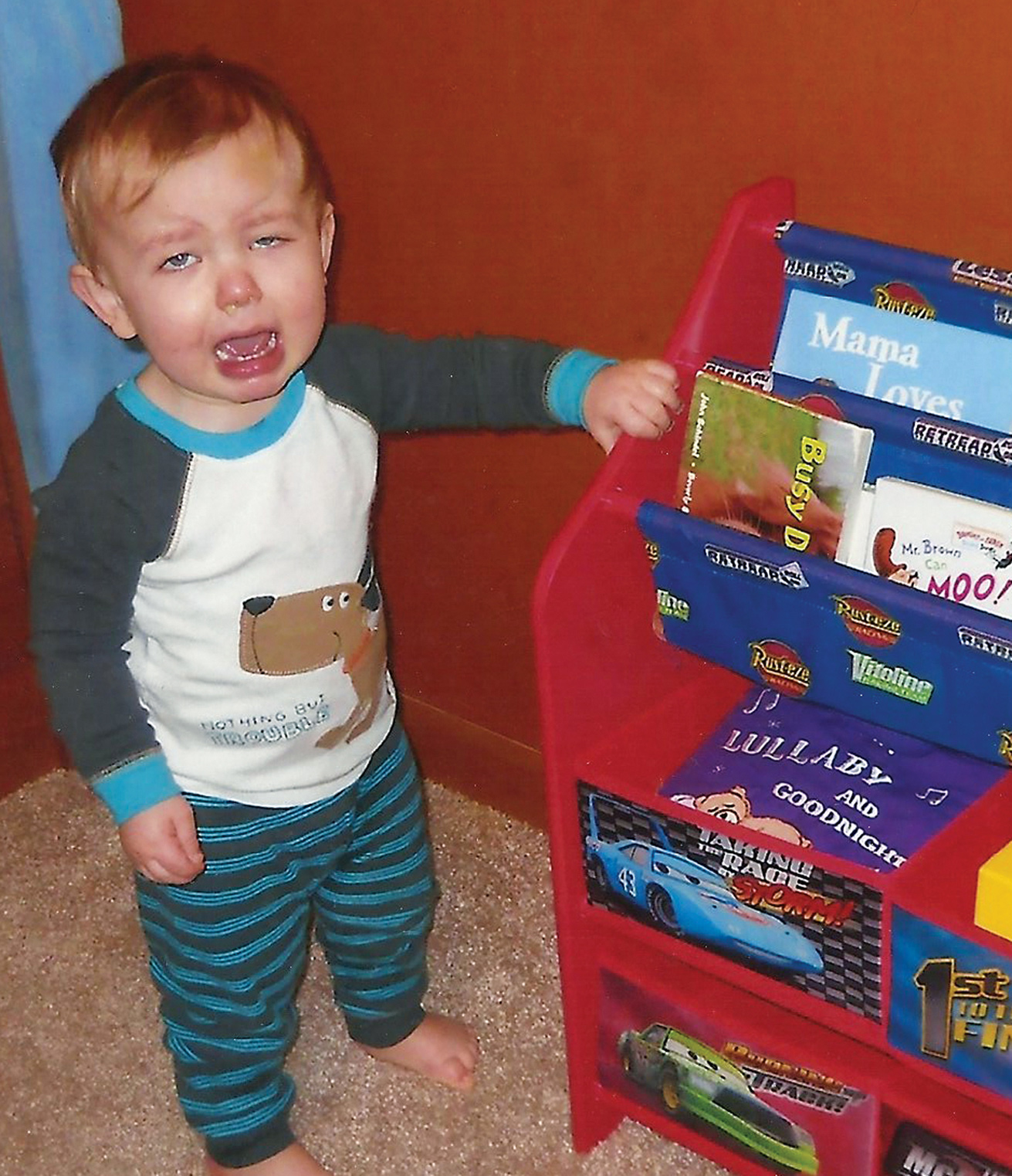 WE WOULDNT LET HIM DRAG HIS NEW BOOKSHELF INTO THE LIVING ROOM - photo 25