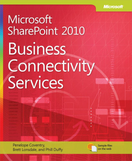 Penelope Coventry Microsoft SharePoint 2010: Business Connectivity Services