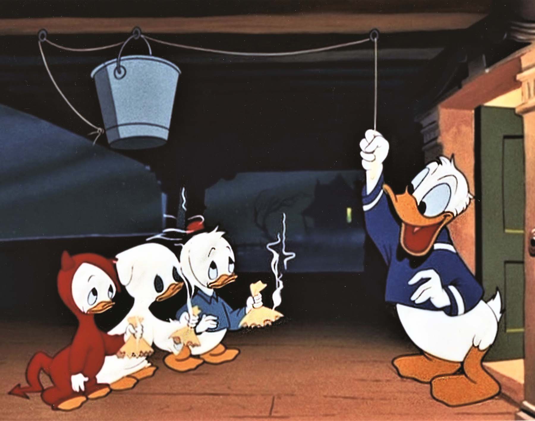 Huey Dewey and Louie explain Halloween to postwar America in Trick or Treat - photo 9