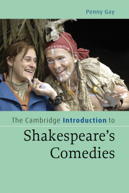 Penny Gay - The Cambridge Introduction to Shakespeares Comedies