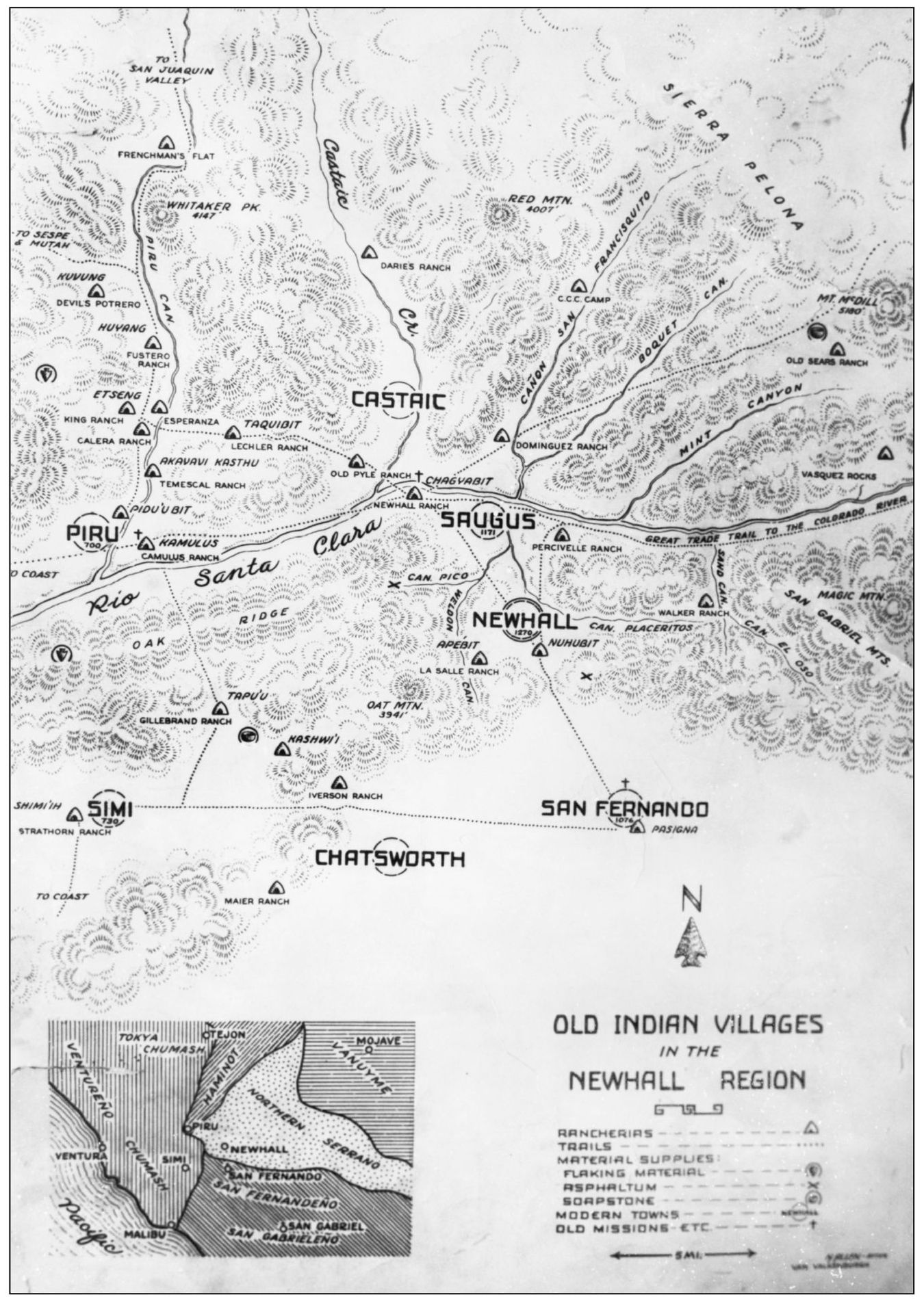 MAP OF TATAVIAM VILLAGES H Allen drew this map in 1937 showing the locations - photo 4