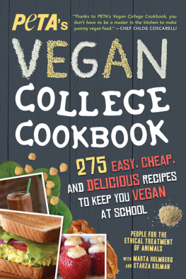 PETA PETA - PETAS Vegan College Cookbook