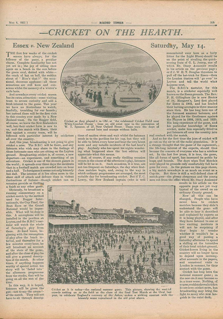 In the second week of May 1927 Radio Times announced the BBCs groundbreaking - photo 5