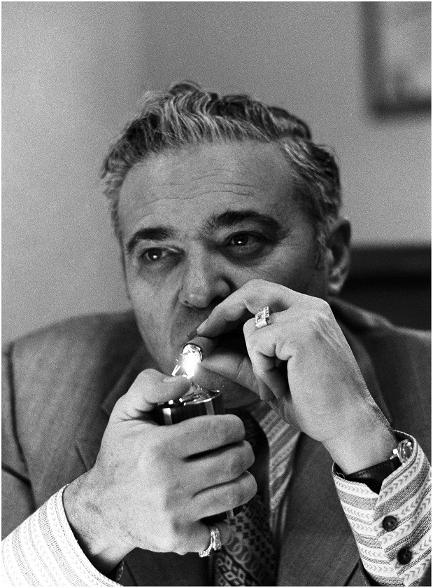 Chief of Detectives Albert A Seedman with one of his ever-present cigars - photo 2