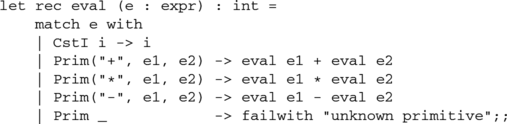 The eval function is an interpreter for programs in the expression language It - photo 2