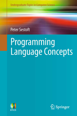 Peter Sestoft Programming Language Concepts