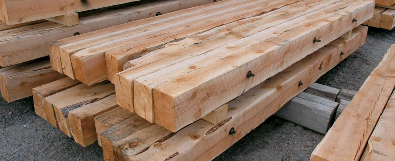 These Douglas fir timbers were rescued from a building about to be demolished - photo 5