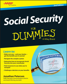 Peterson Social Security For Dummies
