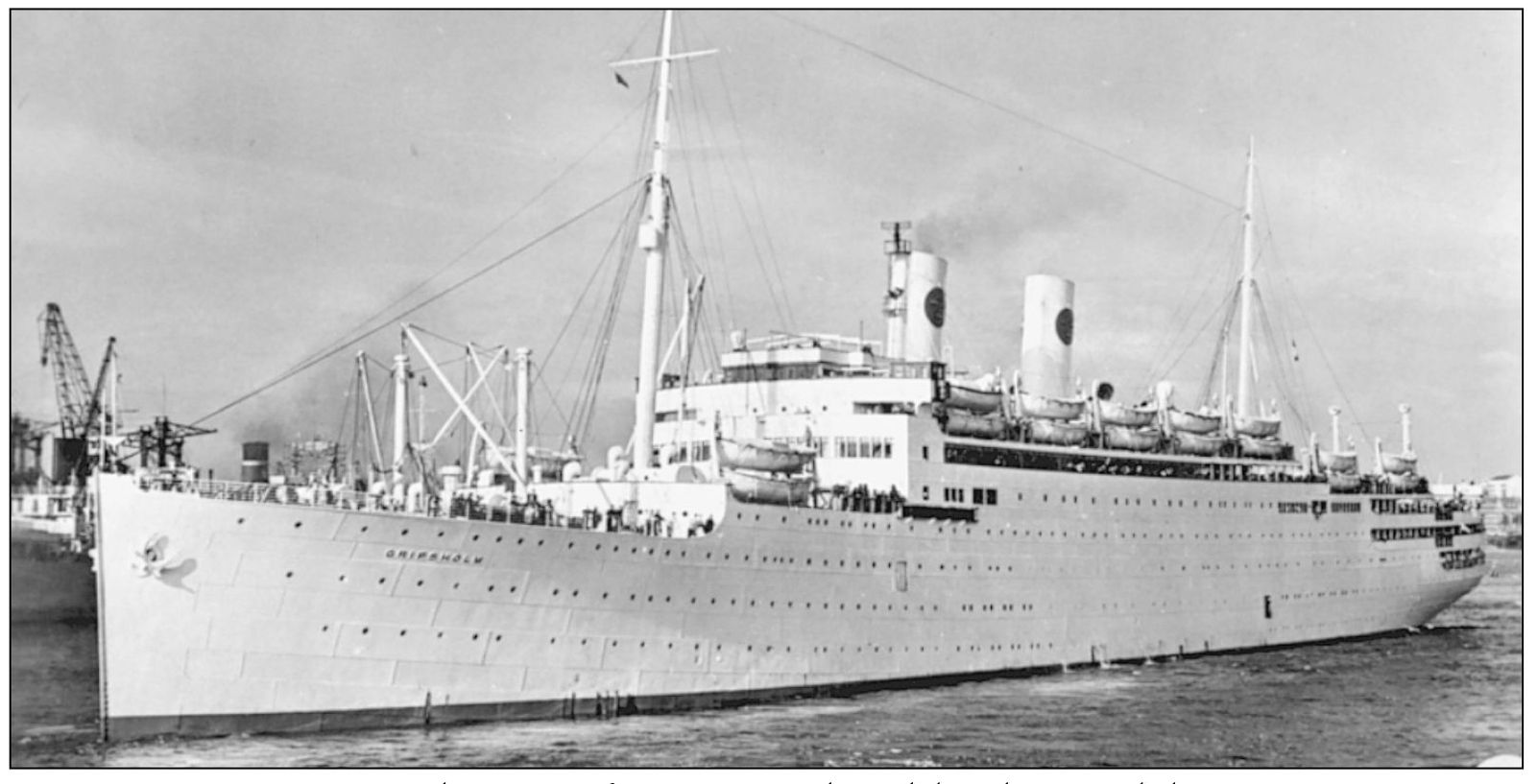 MS GRIPSHOLM According to information gathered by the Swedish American - photo 8