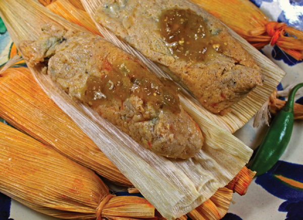 Fresh Corn Tamales Cheese Crisp and Mexican Pizza Cactus Smoothie - photo 17