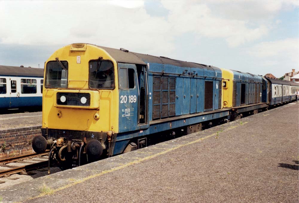 20189176 wait at Skegness with the 1254 to Derby on 2 July 1988 These were - photo 3