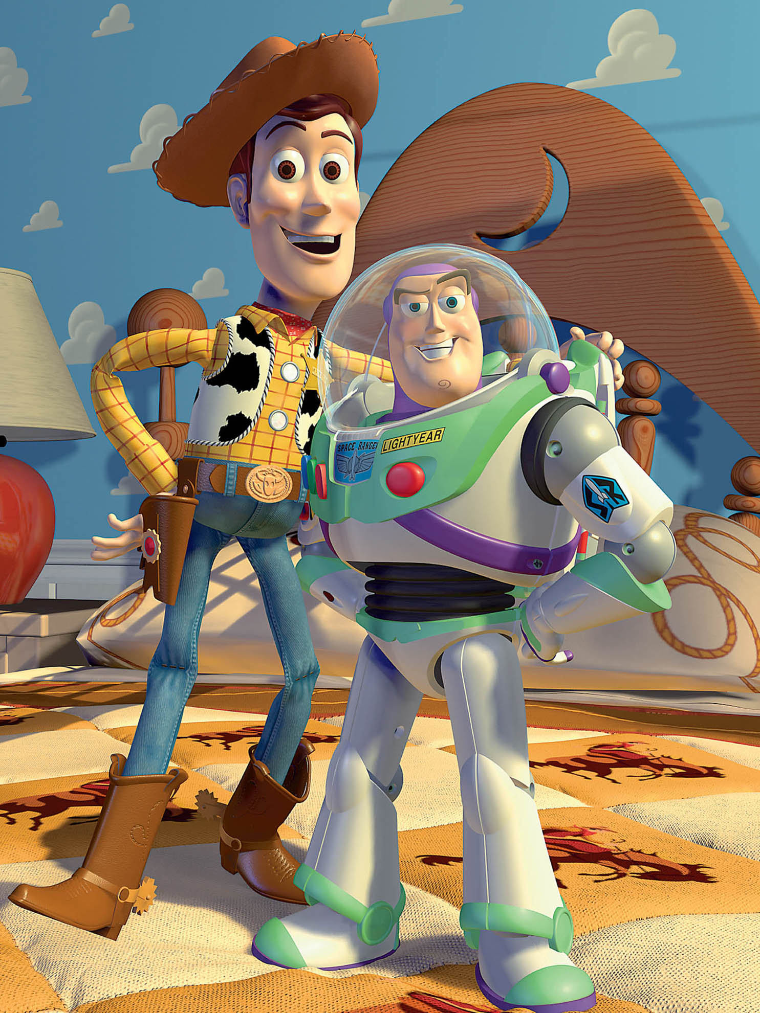 Woody and Buzz Rendered character pose Copyright 2007 by Disney - photo 1