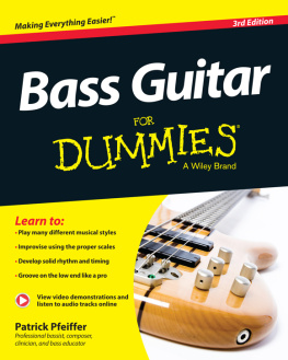 Pfeiffer - Bass Guitar For Dummies