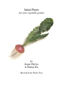 Phillips Roger - Salad plants for your vegetable garden