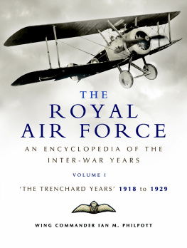 Philpott - Royal Air Force 1918 to 1939