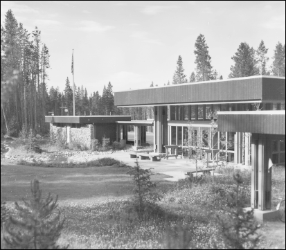 This 1974 view shows the West Side Headquarters and Kawuneechee Visitor Center - photo 4