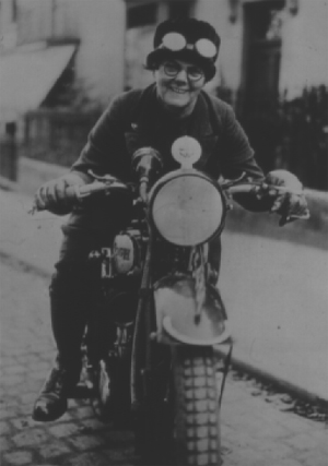 Grandmothers are bikers too as this undated photo of a chipper Clara B Brown - photo 14