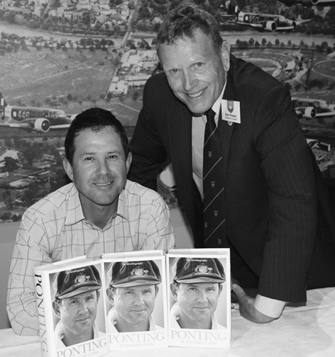 Ricky Ponting with Ken Piesse at the launch of Rickys autobiography in - photo 3