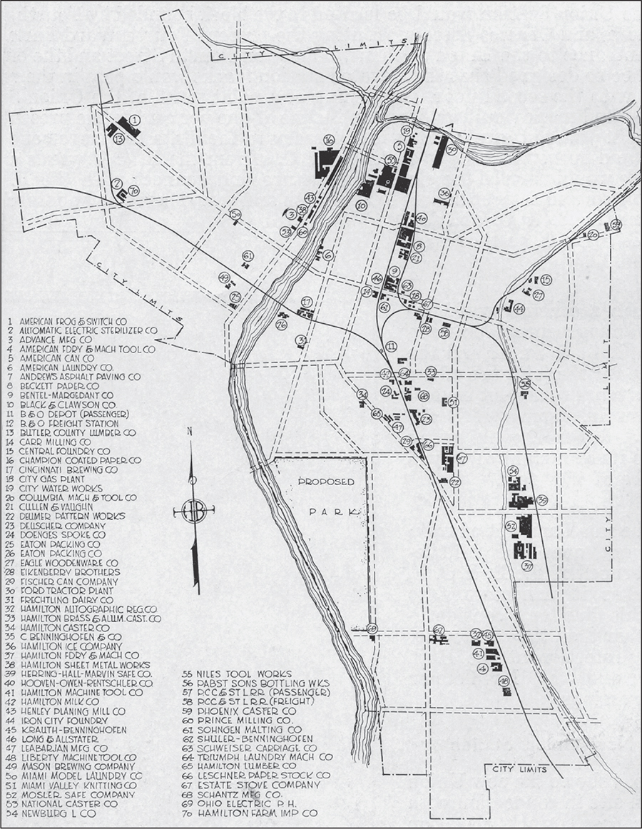 This map from the City Plan of Hamilton developed in 1920 by city plan - photo 2