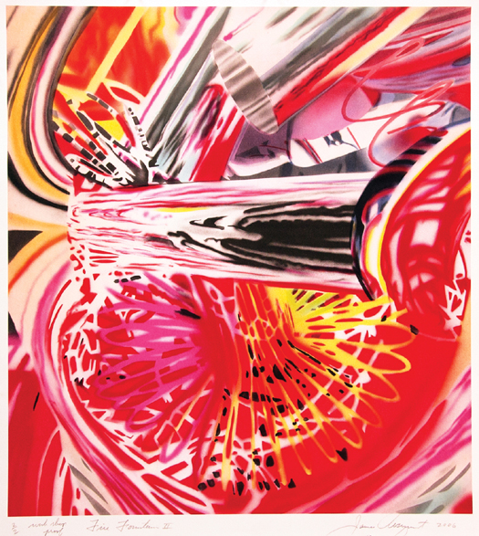 James Rosenquist Firefountain II 2006 eight-color lithograph on Rives BFK - photo 7