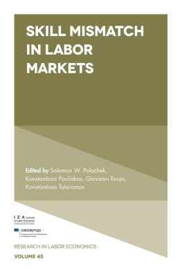 Polachek Solomon W. - Skill Mismatch in Labor Markets
