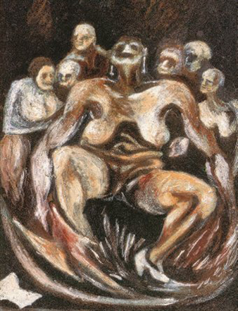 4 Untitled Woman c1935-1938 Oil on fibreboard 358 x 266 cm - photo 6