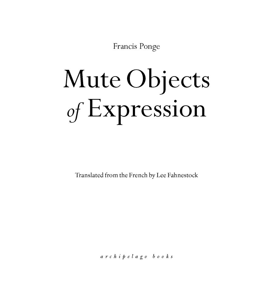 Mute Objects of Expression - image 2